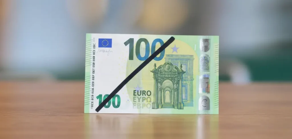 billet marque au feutre noir