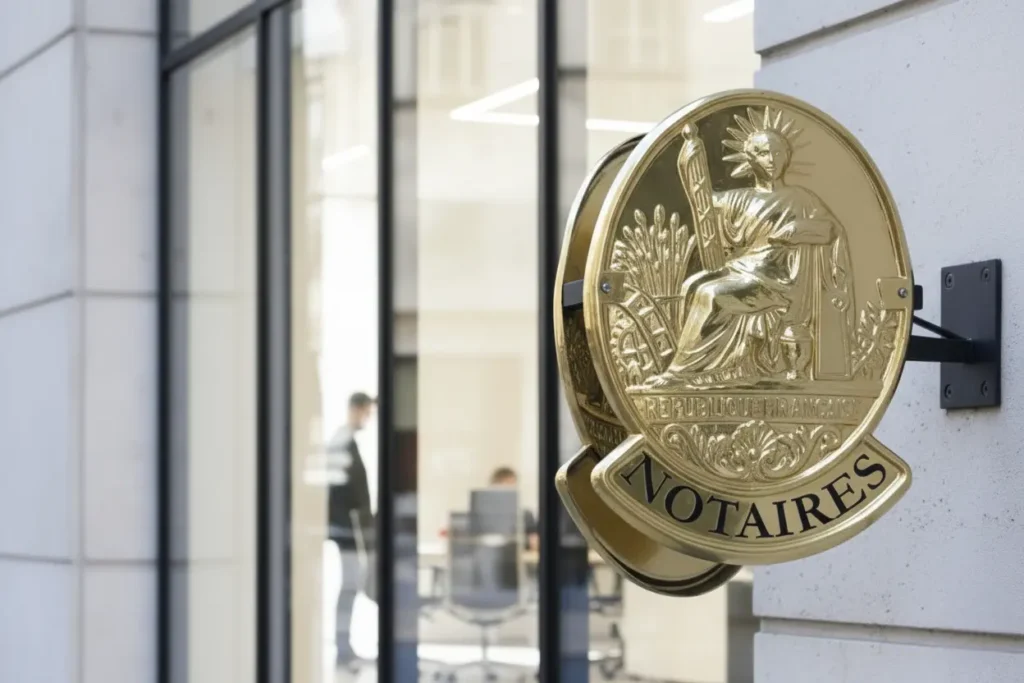 courrier à un notaire