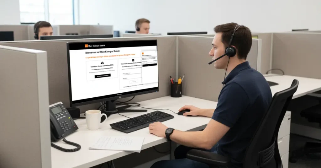 kiosque des salariés orange