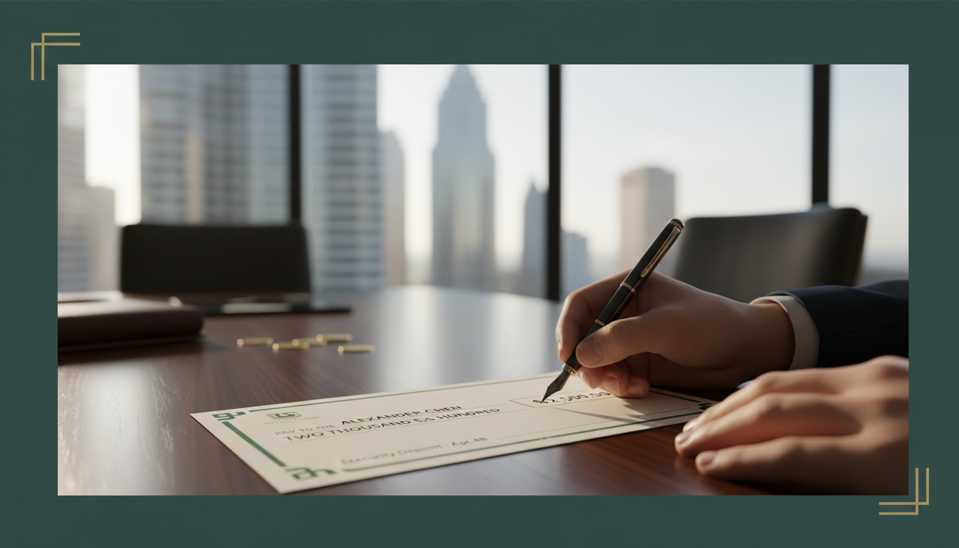 découvrez les étapes indispensables pour faire un chèque de caution à un particulier en toute sécurité et éviter les pièges courants.