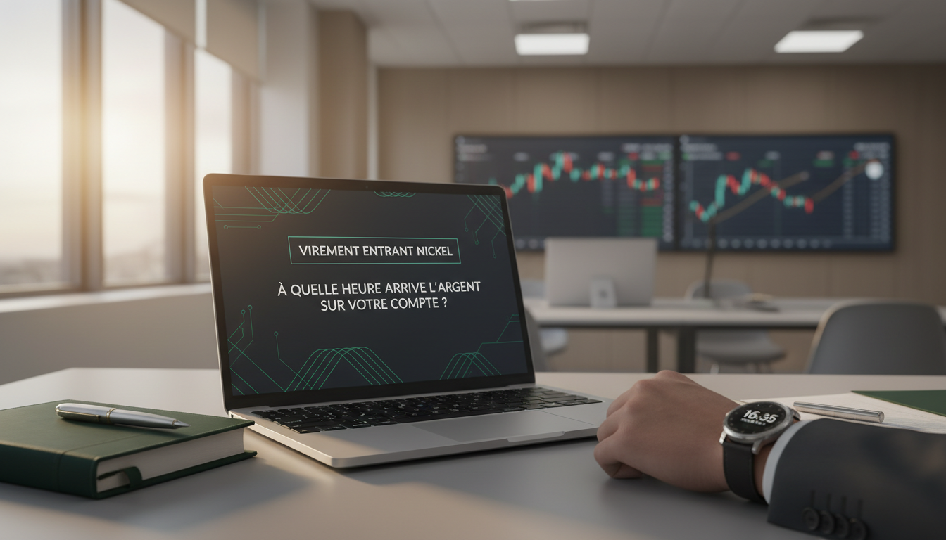 découvrez à quelle heure votre virement entrant nickel est crédité sur votre compte et comment suivre l'arrivée de l'argent rapidement et en toute simplicité.