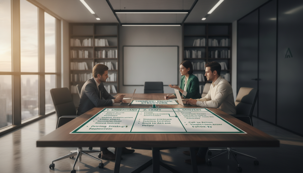 découvrez comment structurer efficacement une proposition commerciale pour augmenter votre taux de conversion et convaincre vos prospects avec des techniques éprouvées.